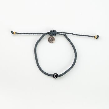 Samsara Letter Bracelet ~ Grey, 2 of 3