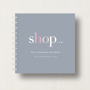 Personalised Shopping Lover's Small Notebook, 10 of 10