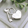 Mothers Day Gifts Heart Photo Frame Locket Keyring, thumbnail 7 of 8
