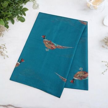 Pheasant Print Scarf, 3 of 6