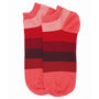 Block Stripe Fire And Retro Musk Women's Trainer Socks, thumbnail 5 of 5