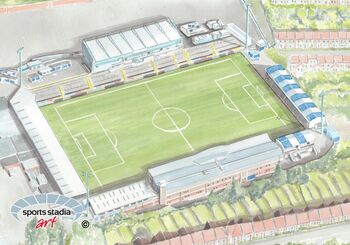 Bristol Rovers Fc Memorial Stadium Art Print, 2 of 3