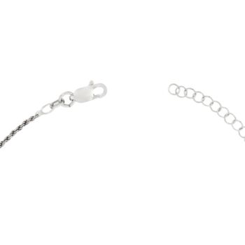 Italian Sterling Silver Rope Bracelet Chain For Men, 4 of 7