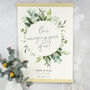 Personalised Mr And Mr Paper Anniversary Wreath Print, thumbnail 1 of 3