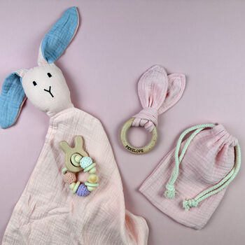 Bunny Muslin New Baby Gift, 10 of 12