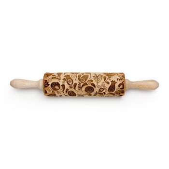 Floral One Embossing Rolling Pin, 2 of 4