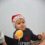 Personalised Knitted Baby Santa Hat, thumbnail 1 of 6