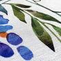 Blue Wisteria With Green Leaves Cushion Cover, thumbnail 6 of 7