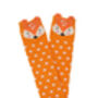 Knee High Socks For Kids Cute Fox, thumbnail 1 of 4