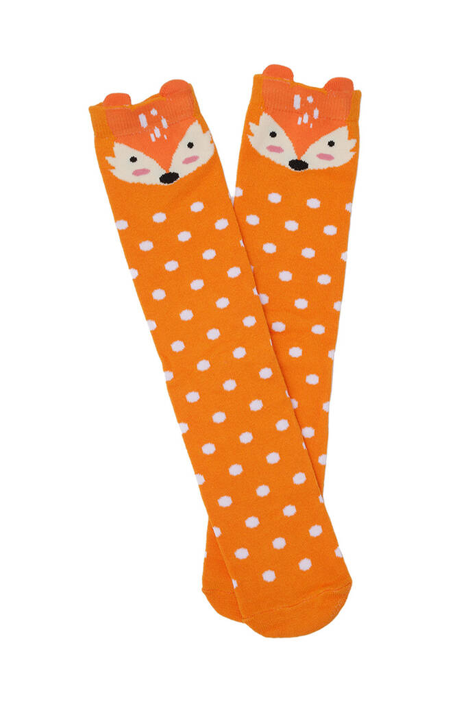 Knee High Socks For Kids Cute Fox By Fox In A Box