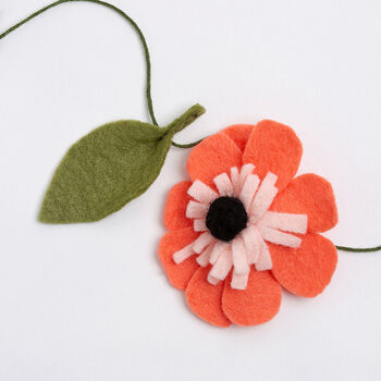 Wildflower Garland Beginner Felt Craft Kit, 7 of 7