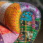 Retro Kantha Patchwork Nest Chair, thumbnail 8 of 10