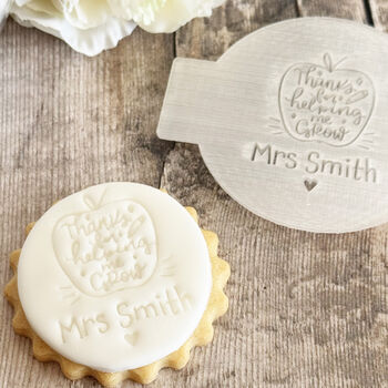 Personalised Teacher Appreciation Fondant Embosser, 2 of 9
