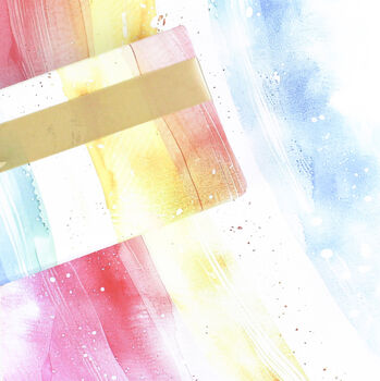 Luxury Abstract Rainbow Wrapping Paper, 3 of 6