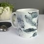 Autumn Leaves Handmade Print Personalised Mug, thumbnail 2 of 12