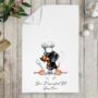 Personalised Dog Chef Hat Gift Tea Towel, thumbnail 9 of 12