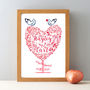 Personalised Wedding Day Name And Date Gift Print, thumbnail 1 of 4