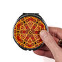 Intricate Red Medieval Design Compact Mirror Set, thumbnail 2 of 7