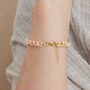 Seed Pearl Cluster Gold Plated Silver Bracelet, thumbnail 5 of 12
