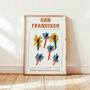 San Francisco Flower Giclée Art Print, thumbnail 1 of 3
