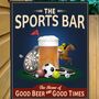 Sports Bar Man Cave Pub Sign, thumbnail 3 of 12