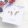 June Birthstone Swarovski Crystal Drop Earrings, thumbnail 4 of 9