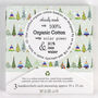 Organic Handkerchief Set Of Three In A Christmas Box, thumbnail 2 of 9