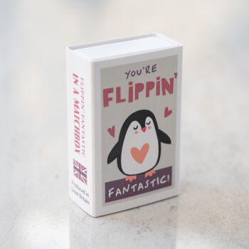 You're Flippin' Fantastic Wool Felt Penguin, 3 of 7