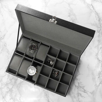 Personalised Watch And Cufflinks Box, 5 of 7