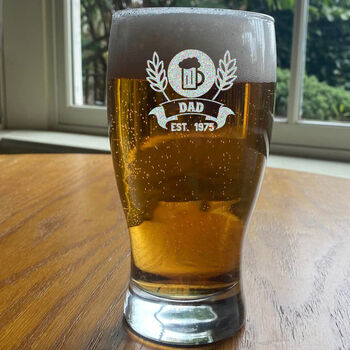Personalised Beer Glass, 3 of 6
