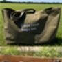 Personalised Kids Handwriting Embroidered 'Dads Need Bags Too' Canvas Tote Bag Fathers Day Gift, thumbnail 5 of 11