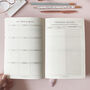 Personalised Undated Weekly Planner • Black, thumbnail 11 of 11