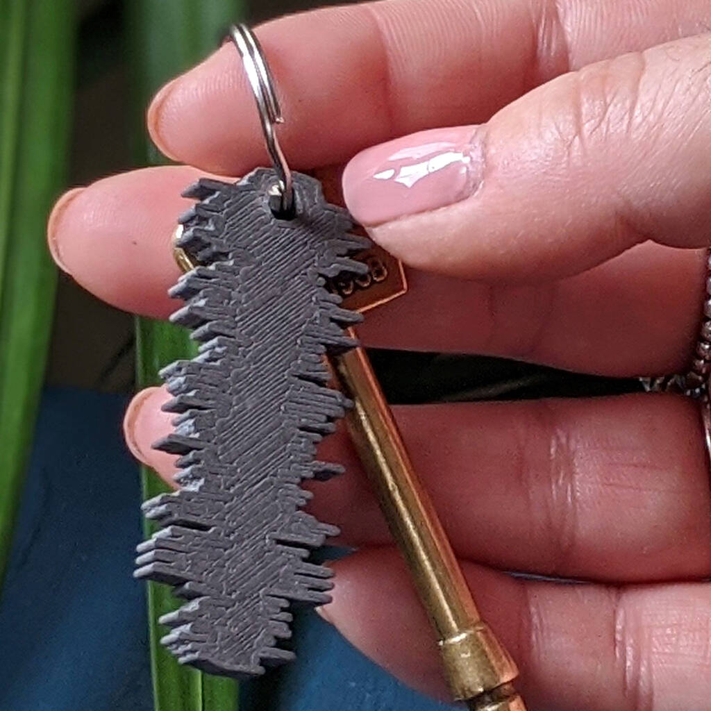 Limited Edition Favourite Song Sound Wave Keyring, 1 of 11