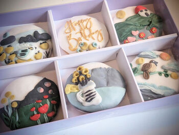 Personalised Hand Iced Coastal Inspired Letterbox Biscuits, 4 of 11