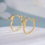 Sterling Silver Cobra Snake Hoops, thumbnail 5 of 10