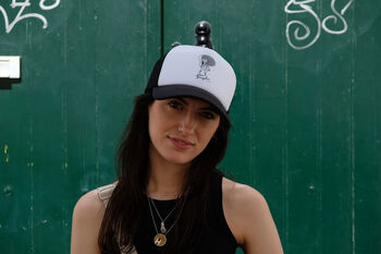 Hoy Wave Wranglers Trucker Hat White / Black, 2 of 2