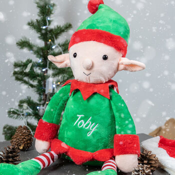 Personalised Elf Soft Toy, 3 of 5