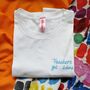 Custom 'Get Shit Done' Hand Embroidered T Shirt, thumbnail 4 of 7