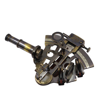Gunmetal Sextant With Wooden Box, 5 of 12