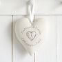 Personalised Wedding Anniversary Hanging Heart Gift, thumbnail 7 of 12