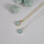 Amazonite Gemstone Pendant Necklace, thumbnail 3 of 6