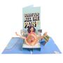 'Sorry Mum' Cheeky Pop Up Mother's Day Card With Funny 3D Birth, thumbnail 2 of 10