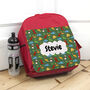 Personalised Kids Red Backpack, thumbnail 2 of 2