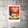 Wine Lover Kitchen Art Print, thumbnail 2 of 3