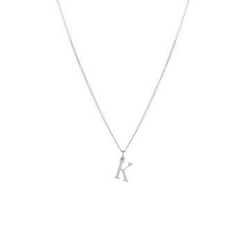 Mini Gold Initial Letter Pendant Necklace For Men, 10 of 11