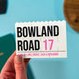 Personalised Lego® Brick Family Address Street Sign Gift, thumbnail 1 of 6