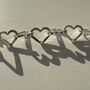 Sterling Silver Heart Link Bracelet, thumbnail 2 of 4