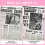 George Best Personalised UK Sports Gift Newspaper Book, thumbnail 3 of 4