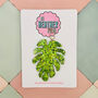 Green Leaf Glitter Resin Christmas Tree Decoration, thumbnail 1 of 4