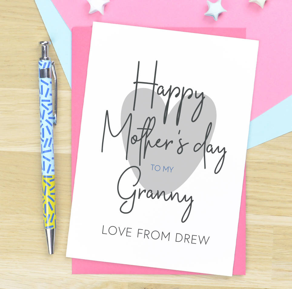 Granny Mother's Day Card By Pink and Turquoise | notonthehighstreet.com